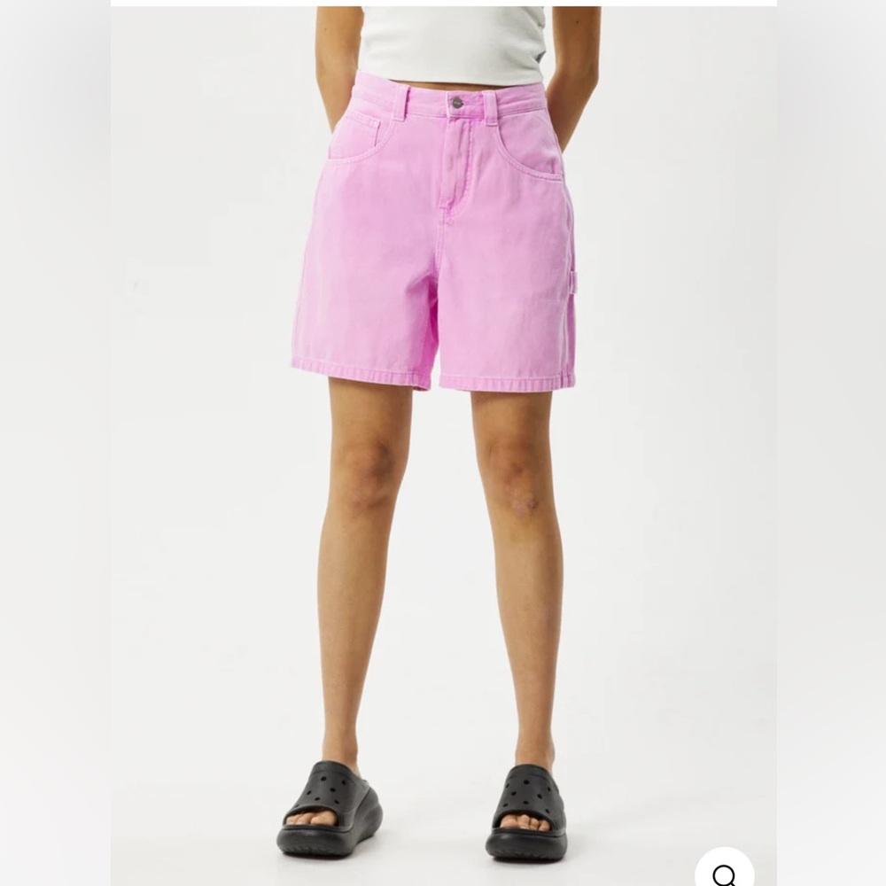AFENDS -purple hemp denim shorts size 26